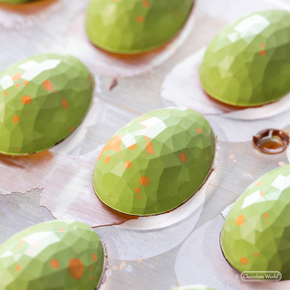 Chocolate World Mould - Egg Facet 33mm